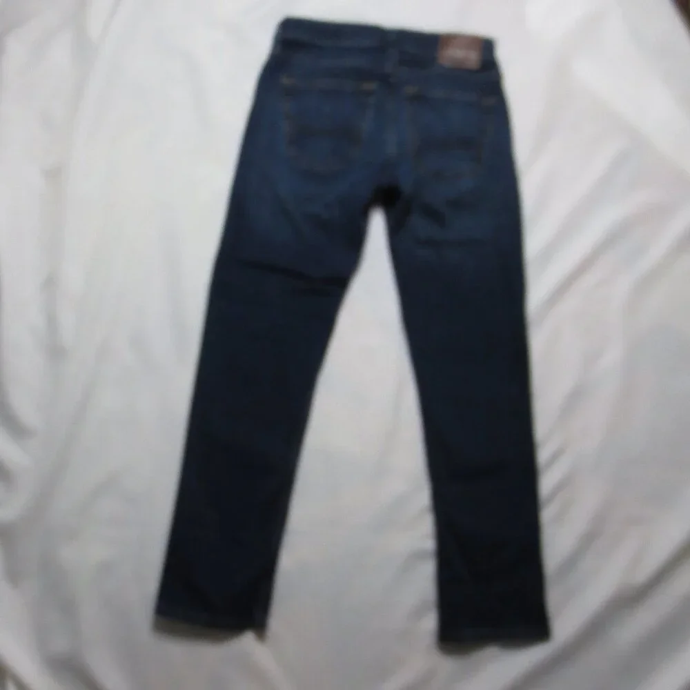 HOLLISTER mens JEANS denim SLIM straight DARK WASH SIZE 28X30